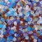 100pcs Flower Crystal Glass Bead Caps Lily of The Valley Beads for Jewelry Making and DIY Craft Accessories (Mixed, 11 * 11 * 7mm)